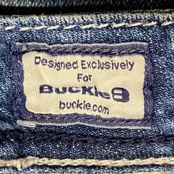 Miss Me Jeans Women's Sz 27 Blue Easy Boot JE5014E2R Missing Button Please Read - Picture 14 of 15